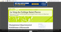 Desktop Screenshot of collegestpierre.over-blog.com