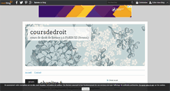 Desktop Screenshot of coursdedroit.over-blog.com