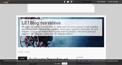 Desktop Screenshot of leblogdesvideos.over-blog.fr