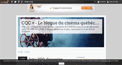 Desktop Screenshot of cinemaquebecois.over-blog.com