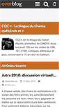 Mobile Screenshot of cinemaquebecois.over-blog.com