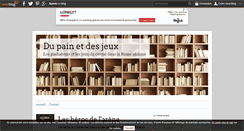 Desktop Screenshot of dupainetdesjeux.over-blog.fr