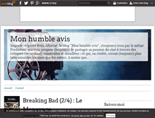 Tablet Screenshot of humble-avis.over-blog.com