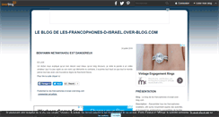 Desktop Screenshot of les-francophones-d-israel.over-blog.com