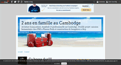 Desktop Screenshot of famillegarinaucambodge.over-blog.com