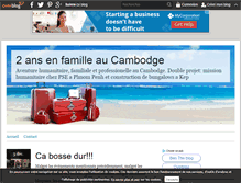 Tablet Screenshot of famillegarinaucambodge.over-blog.com
