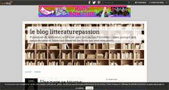 Desktop Screenshot of litteraturepassion.over-blog.com