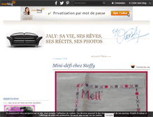 Tablet Screenshot of le-petit-monde-de-jaly.over-blog.fr