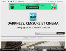 Tablet Screenshot of darkness-fanzine.over-blog.com