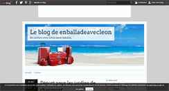 Desktop Screenshot of enballadeavecleon.over-blog.com