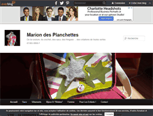 Tablet Screenshot of mariondesplanchettes.over-blog.fr