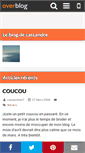Mobile Screenshot of leblogdecassandre.over-blog.com