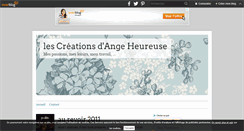 Desktop Screenshot of lescreationsdangeheureuse.over-blog.com