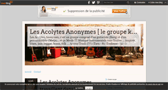 Desktop Screenshot of lesacolytesanonymes.over-blog.com