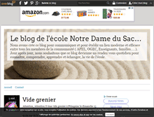 Tablet Screenshot of ecolenotredamedusacrecoeur.over-blog.com