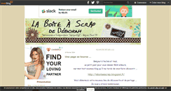 Desktop Screenshot of laboiteascrap.over-blog.fr