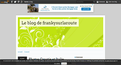 Desktop Screenshot of frankysurlaroute.over-blog.com