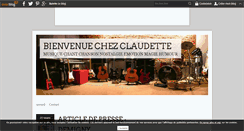 Desktop Screenshot of claudette-givry.over-blog.com