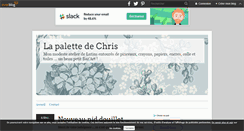 Desktop Screenshot of la-palette-de-chris.over-blog.com