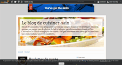 Desktop Screenshot of cuisiner-sain.over-blog.com