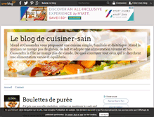 Tablet Screenshot of cuisiner-sain.over-blog.com