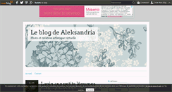 Desktop Screenshot of aleksandria.over-blog.fr