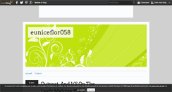 Desktop Screenshot of euniceflor058.over-blog.com