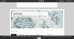 Desktop Screenshot of loulartisanat.over-blog.com