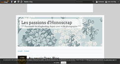 Desktop Screenshot of honoscrap62.over-blog.fr