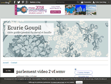 Tablet Screenshot of goupil.over-blog.com