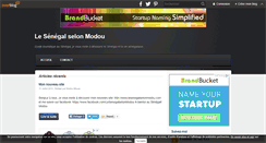 Desktop Screenshot of modouausenegal.over-blog.com