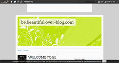 Desktop Screenshot of be.beautiful.over-blog.com