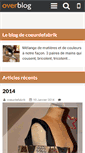 Mobile Screenshot of coeurdefabrik.over-blog.com
