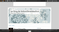 Desktop Screenshot of bidouillesetmalice.over-blog.com