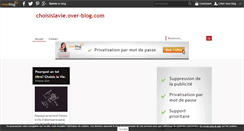 Desktop Screenshot of choisislavie.over-blog.com