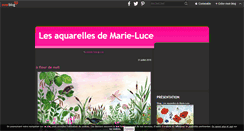 Desktop Screenshot of marieluce.aquarelles.over-blog.fr