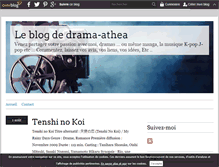 Tablet Screenshot of drama-athea.over-blog.com