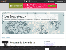 Tablet Screenshot of louveteaux.over-blog.com