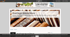 Desktop Screenshot of mariage-musulman.over-blog.com