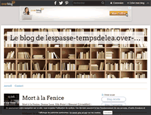 Tablet Screenshot of lespasse-tempsdelea.over-blog.com