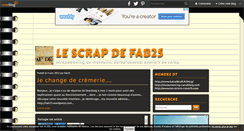 Desktop Screenshot of lescrapdefab25.over-blog.com