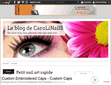 Tablet Screenshot of carolinails.over-blog.com