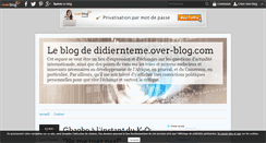 Desktop Screenshot of didiernteme.over-blog.com