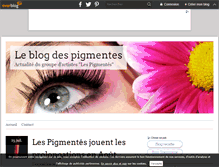Tablet Screenshot of lespigmentes.over-blog.com