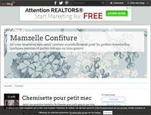 Tablet Screenshot of mamzelleconfiture.over-blog.com