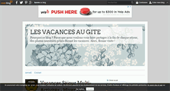 Desktop Screenshot of gitedescimes.over-blog.fr