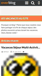 Mobile Screenshot of gitedescimes.over-blog.fr