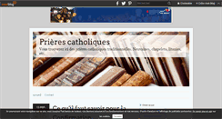 Desktop Screenshot of prierescatholiques.over-blog.com