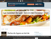 Tablet Screenshot of lacuisinedeliliaccrodecuisine.over-blog.com