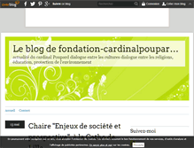 Tablet Screenshot of fondation-cardinalpoupard.over-blog.com